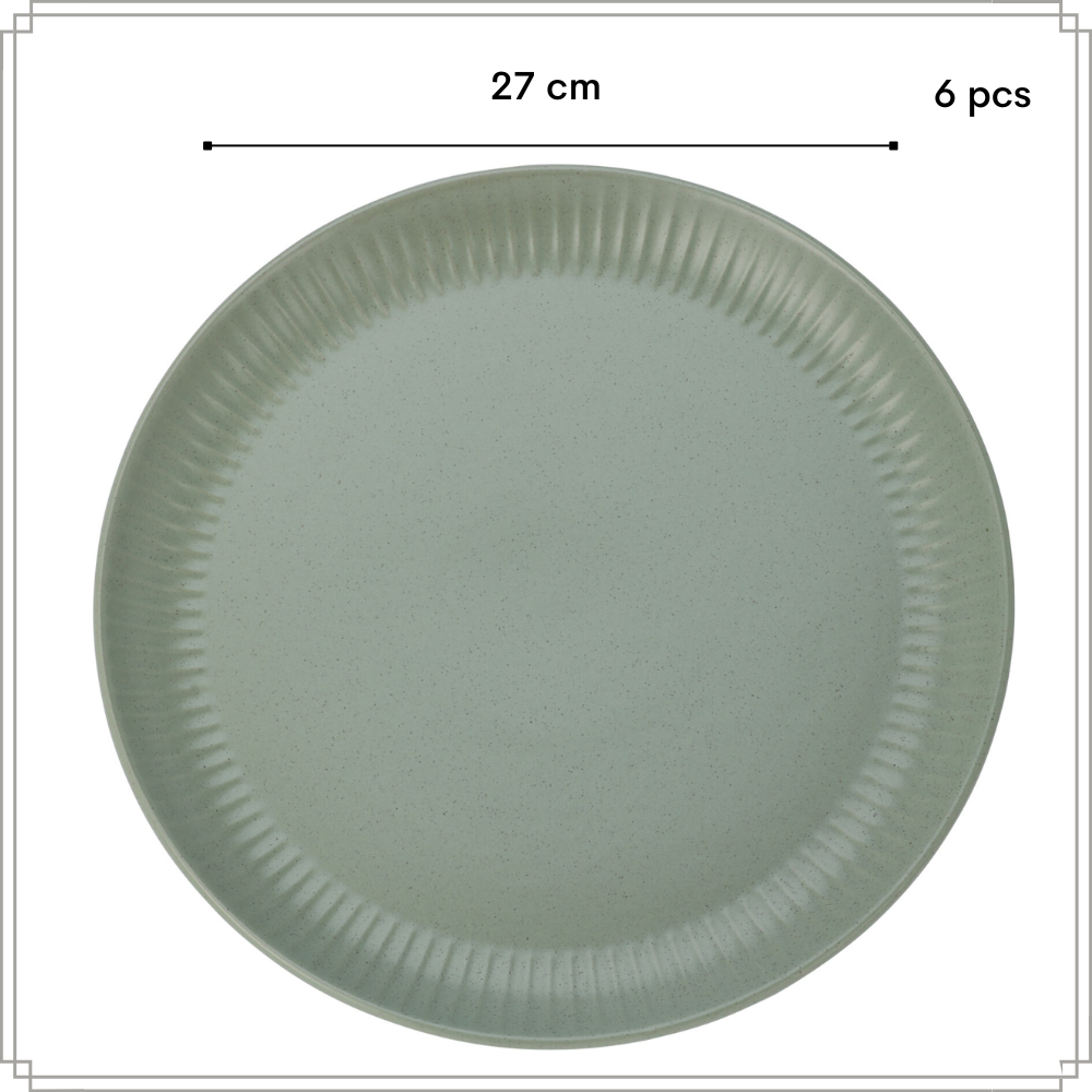 OTIX Dinerborden Bordenset 6 Persoons 27CM Aardewerk AURORA - Afbeelding 5