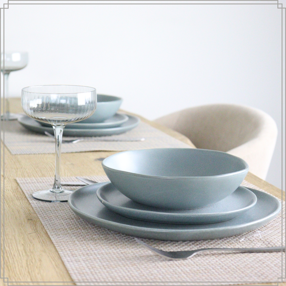 OTIX Dinerborden Bordenset 6 Persoons 27cm Aardewerk OAK - Afbeelding 5