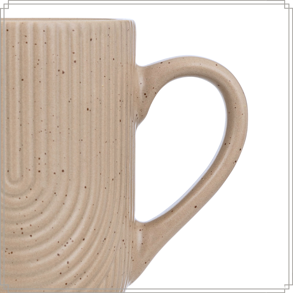 OTIX Koffiekopjes Set van 12 Cappuccino Kopjes 190ml 300ml met Set van 6 Soepkommen 600ml TEAK - Afbeelding 7