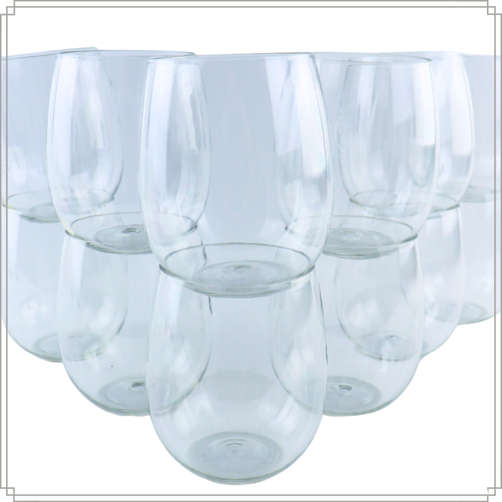 OTIX Kunststof Drinkglazen 12 Stuks Waterglazen Limonadeglazen Strand Camping Servies 400ML Glazen OCEANI - Afbeelding 7