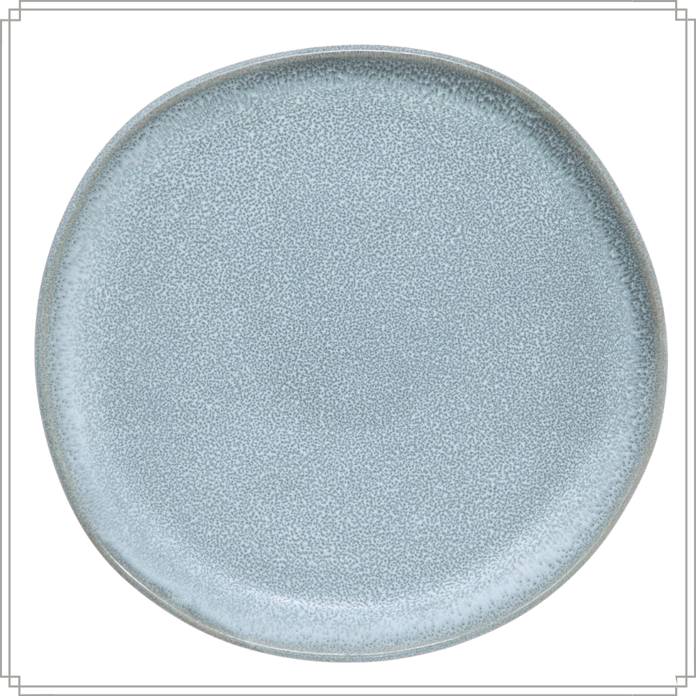 OTIX Ontbijtborden Bordenset 12 Persoons Dessertbord 21cm Aardewerk Gebaksbordjes OAK - Afbeelding 7