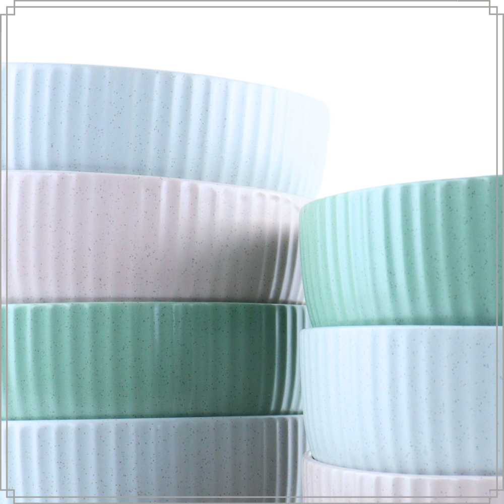 OTIX Soepkommen zonder Oor 6 Stuks Schaaltje Ontbijtkom 500ML 15cm Aardewerk AURORA - Afbeelding 7