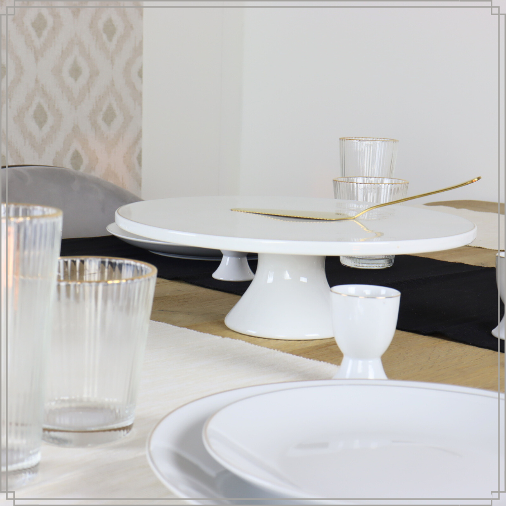 OTIX Taartschep met Gebaksvorkjes Goud 12x Dessertvorkjes 12x Gebaksbordjes Dessert - Afbeelding 5