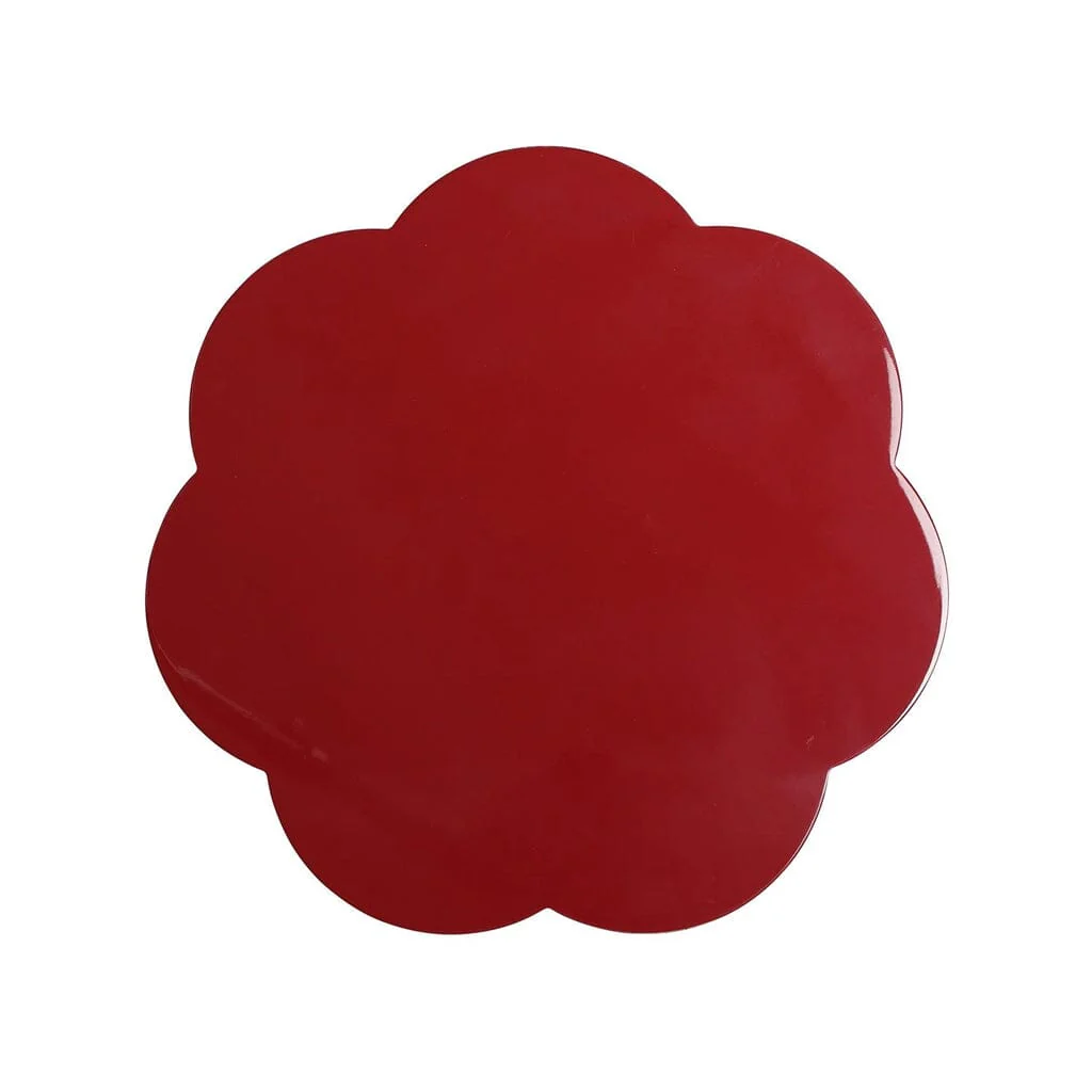 Addison Ross - Placemat set 4 stuks Burgundy 26x26cm - Afbeelding 2