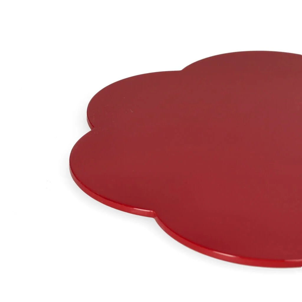 Addison Ross - Placemat set 4 stuks Burgundy 26x26cm - Afbeelding 4