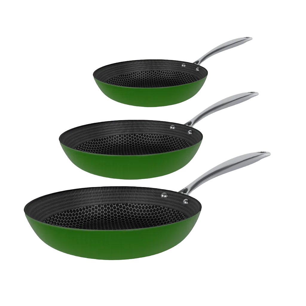 Cook & Pan - Honey Go Green Koekenpannenset 3-delig