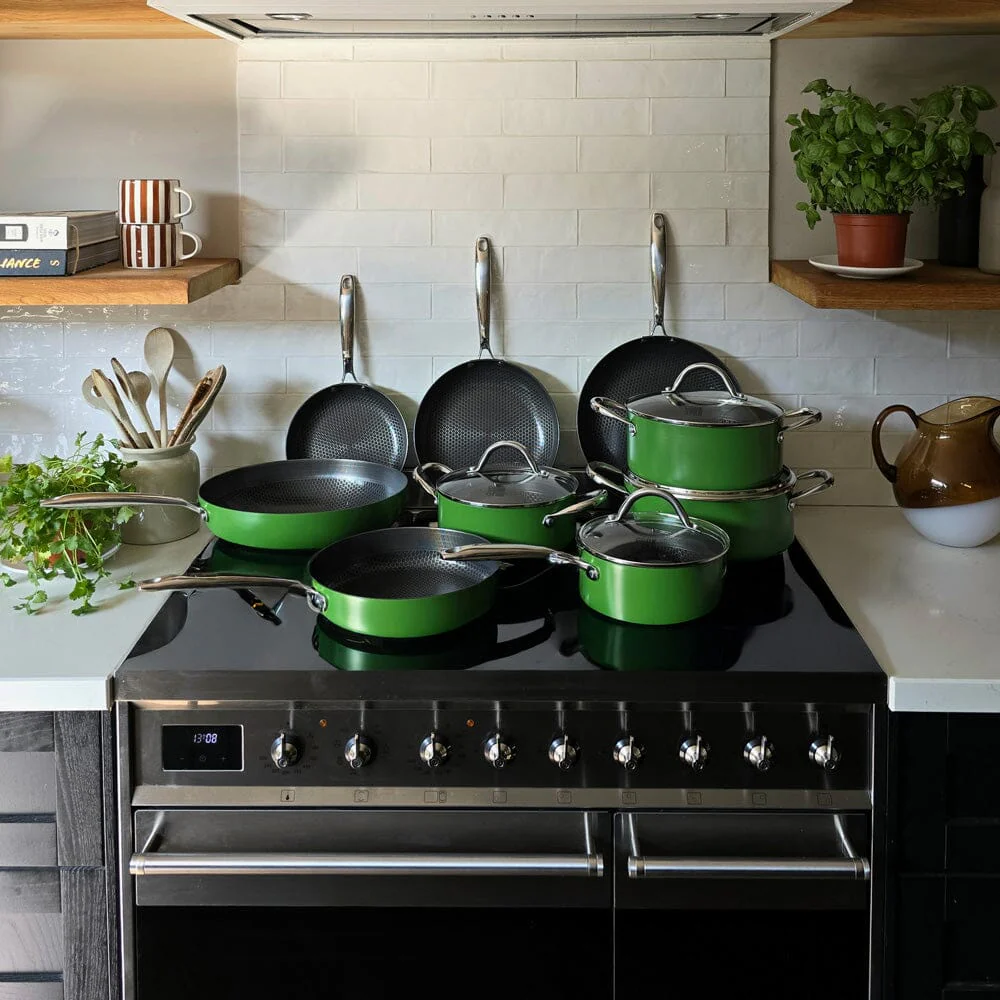 Cook & Pan - Honey Go Green Koekenpannenset 3-delig - Afbeelding 6