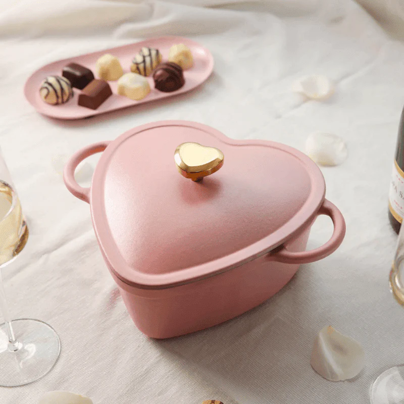 Cook & Pan - Love Gietijzeren Hartjes Braadpan 20 cm - Afbeelding 3