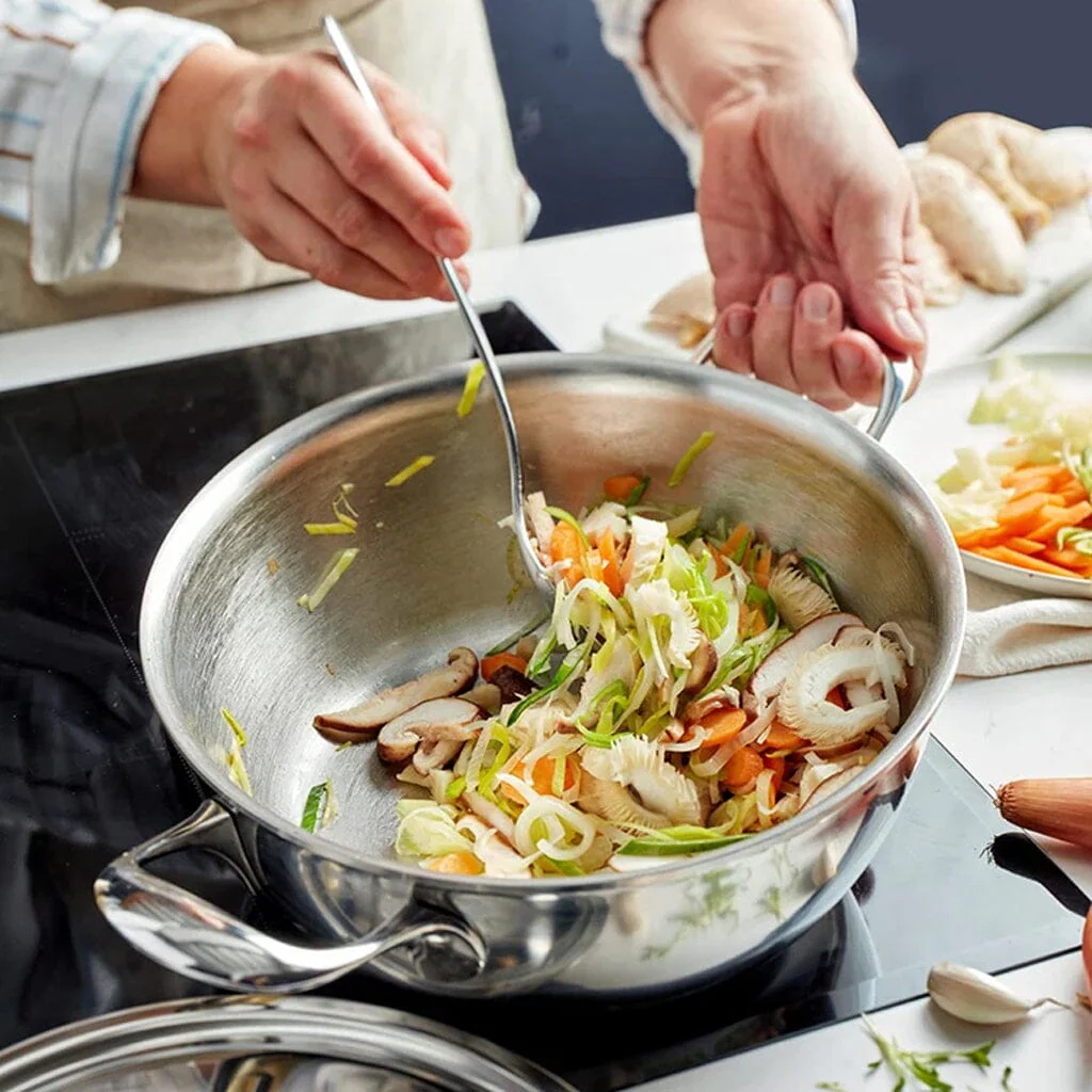 Demeyere - Atlantis 7 Conische sudderpan met deksel 24 cm - Afbeelding 3