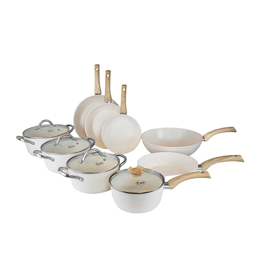Cook & Pan - Go Ivory Pannenset 9-delig - Afbeelding 2