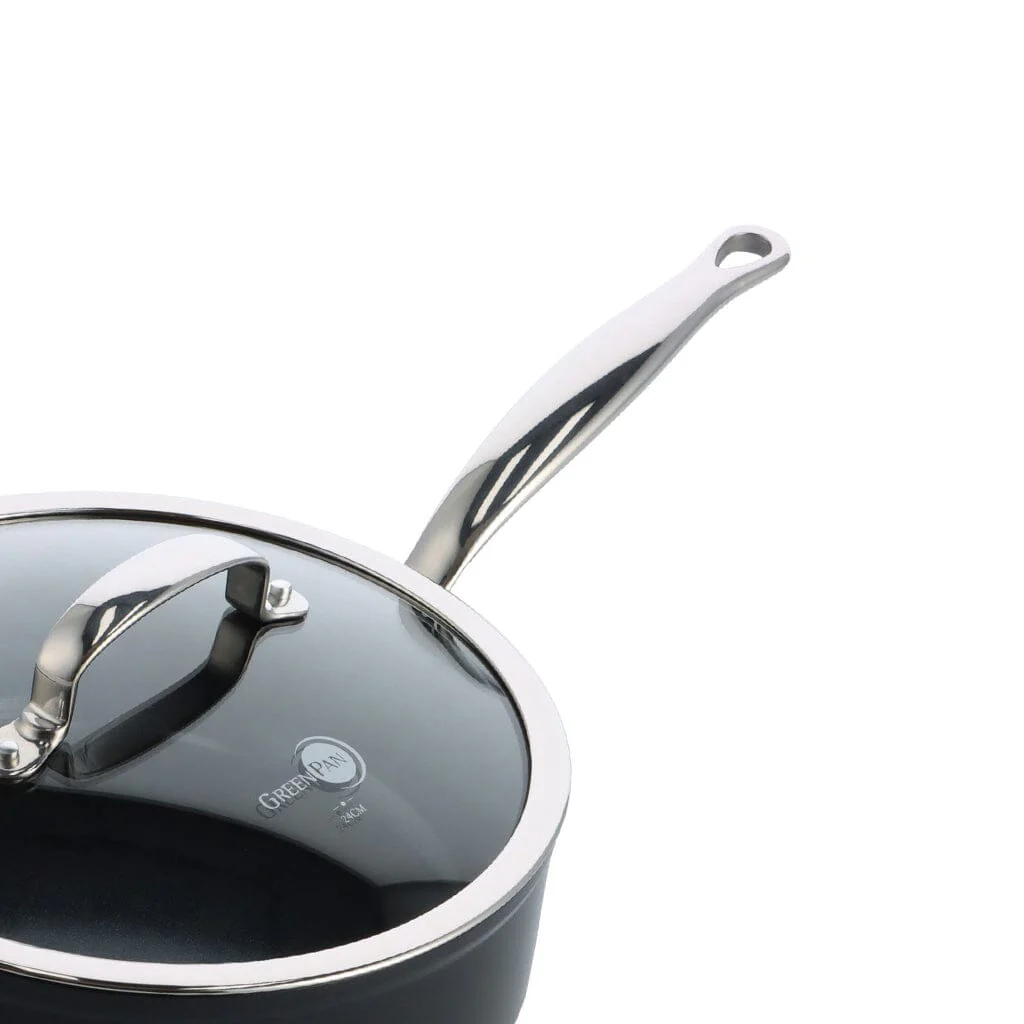 GreenPan - Barcelona Stoofpan met keramisiche antiaanbaklaag met deksel 24 cm - Afbeelding 4