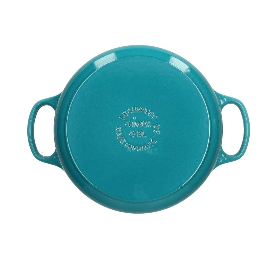 Le Creuset - Signature Braadpan Caribbean Blauw 24 cm - Afbeelding 6