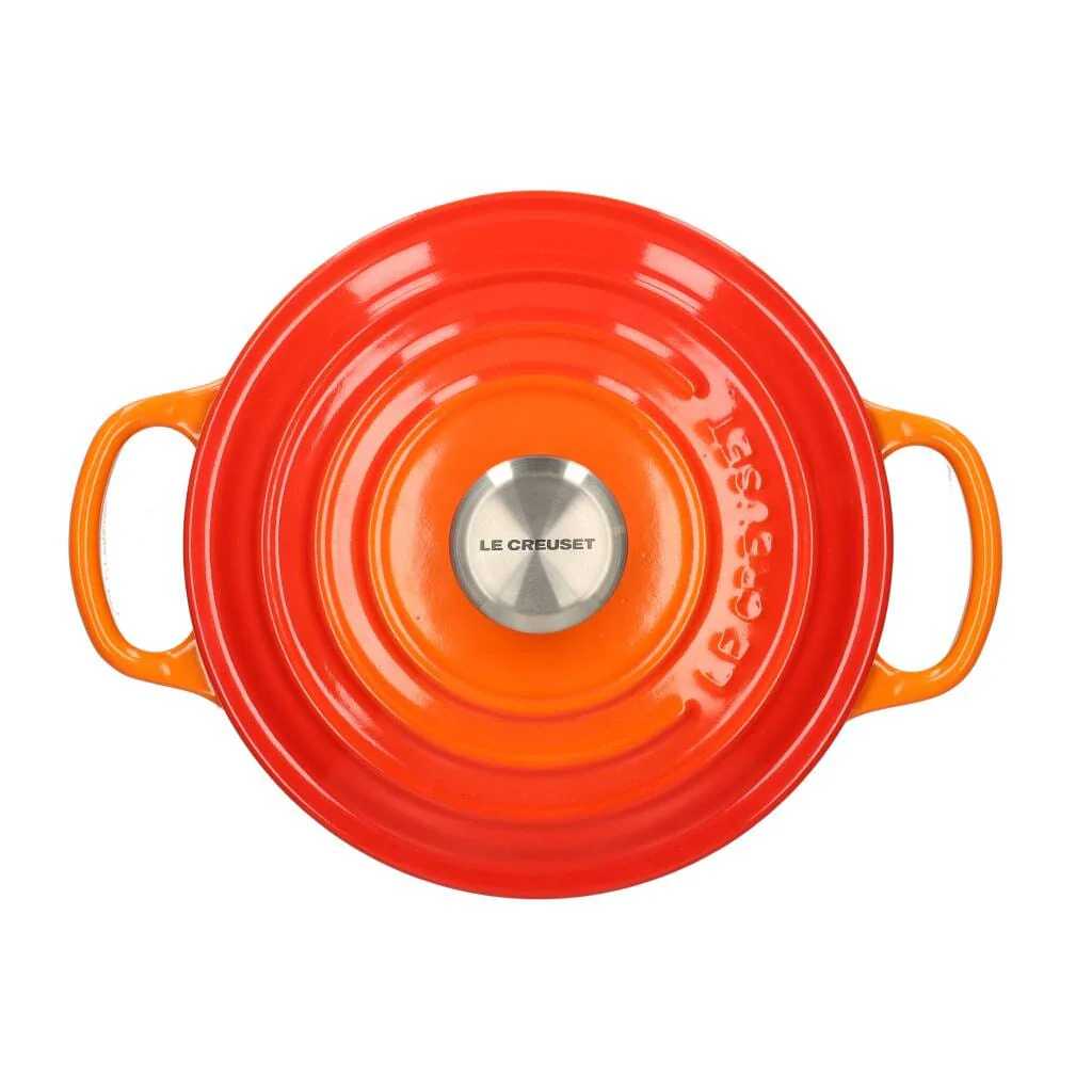 Le Creuset - Signature Braadpan Oranjerood 18 cm - Afbeelding 4