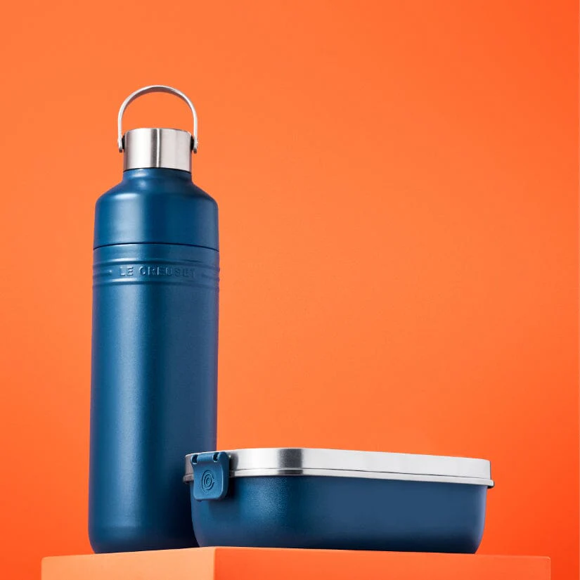 Le Creuset - On The Go Drinkfles 0,5L Deap Teal - Afbeelding 3