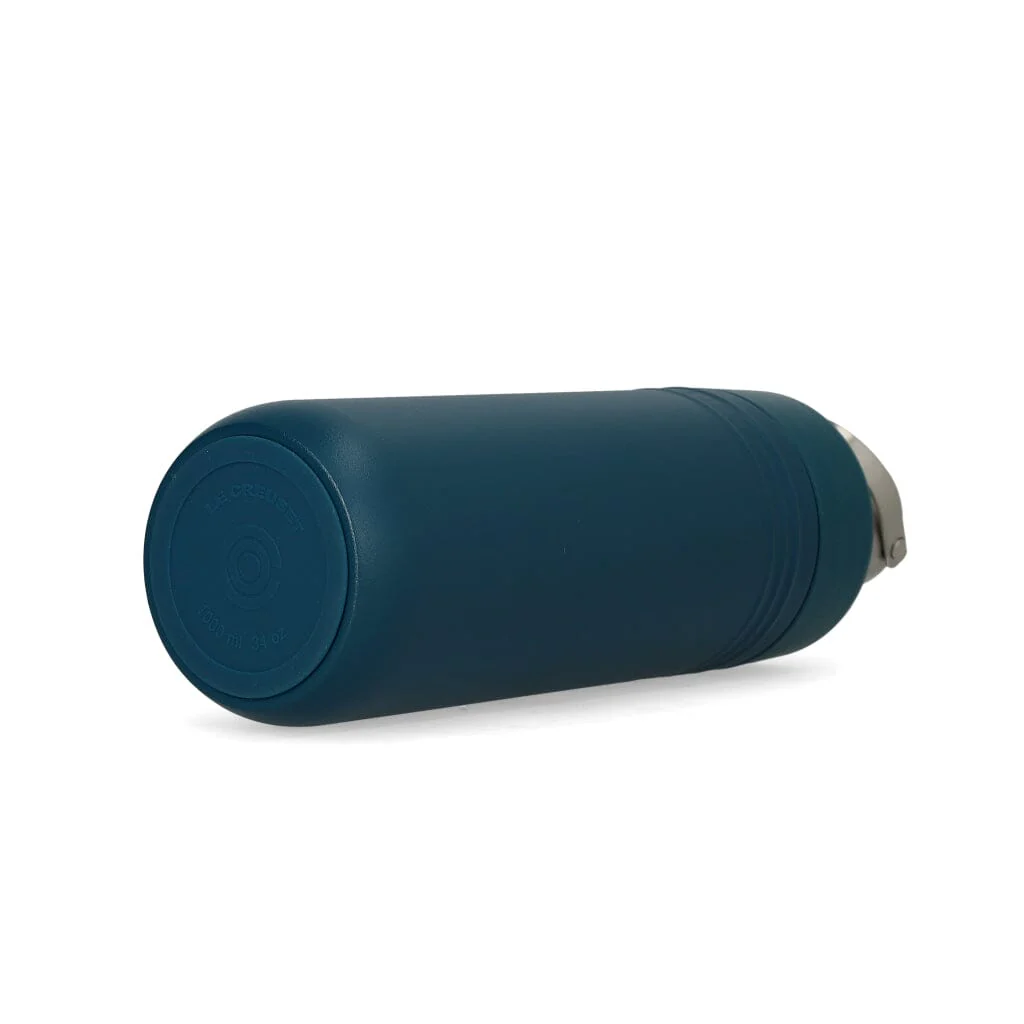 Le Creuset - On The Go Drinkfles 1L Deap Teal - Afbeelding 4