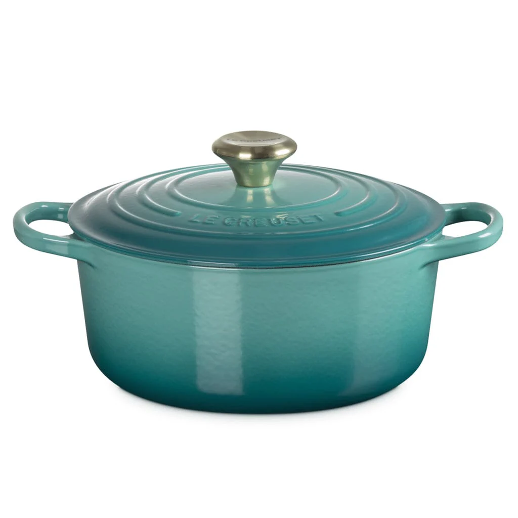 Le Creuset - Signature Braadpan - Bleu Riviera - 24 cm