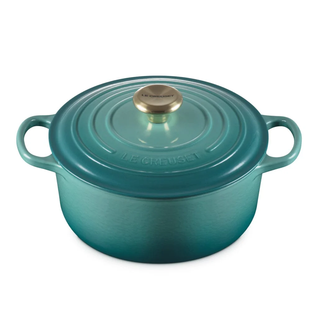 Le Creuset - Signature Braadpan - Bleu Riviera - 24 cm - Afbeelding 4