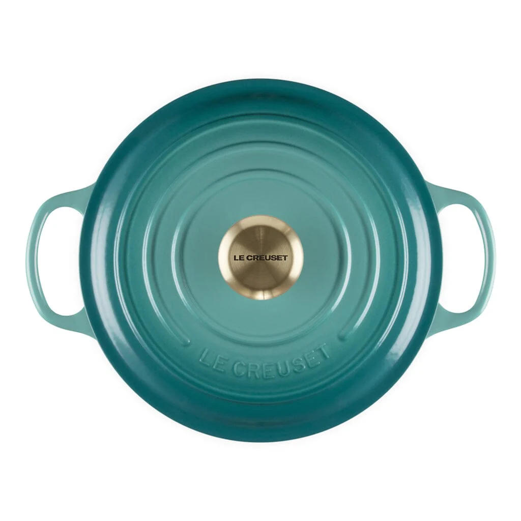 Le Creuset - Signature Braadpan - Bleu Riviera - 24 cm - Afbeelding 7