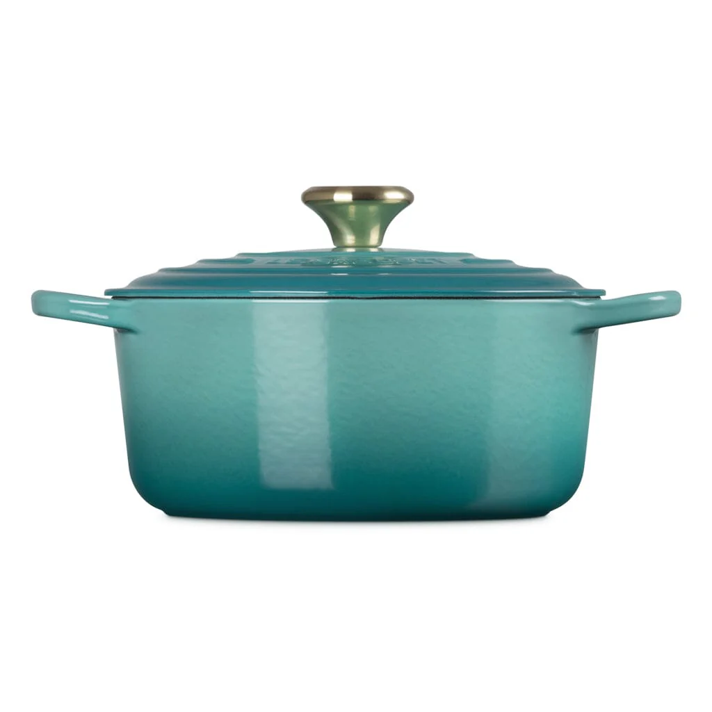 Le Creuset - Signature Braadpan - Bleu Riviera - 24 cm - Afbeelding 5