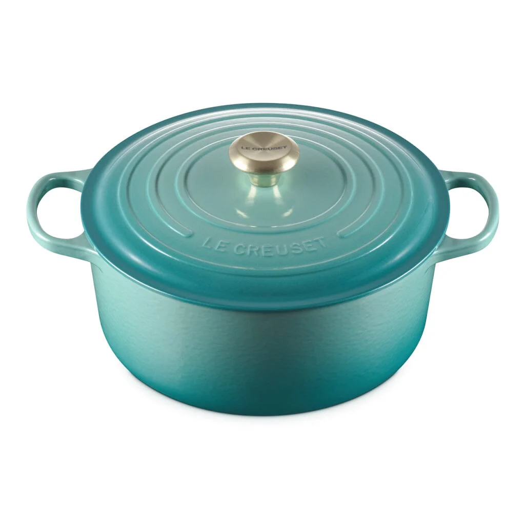 Le Creuset - Signature Braadpan - Bleu Riviera - 28 cm - Afbeelding 4