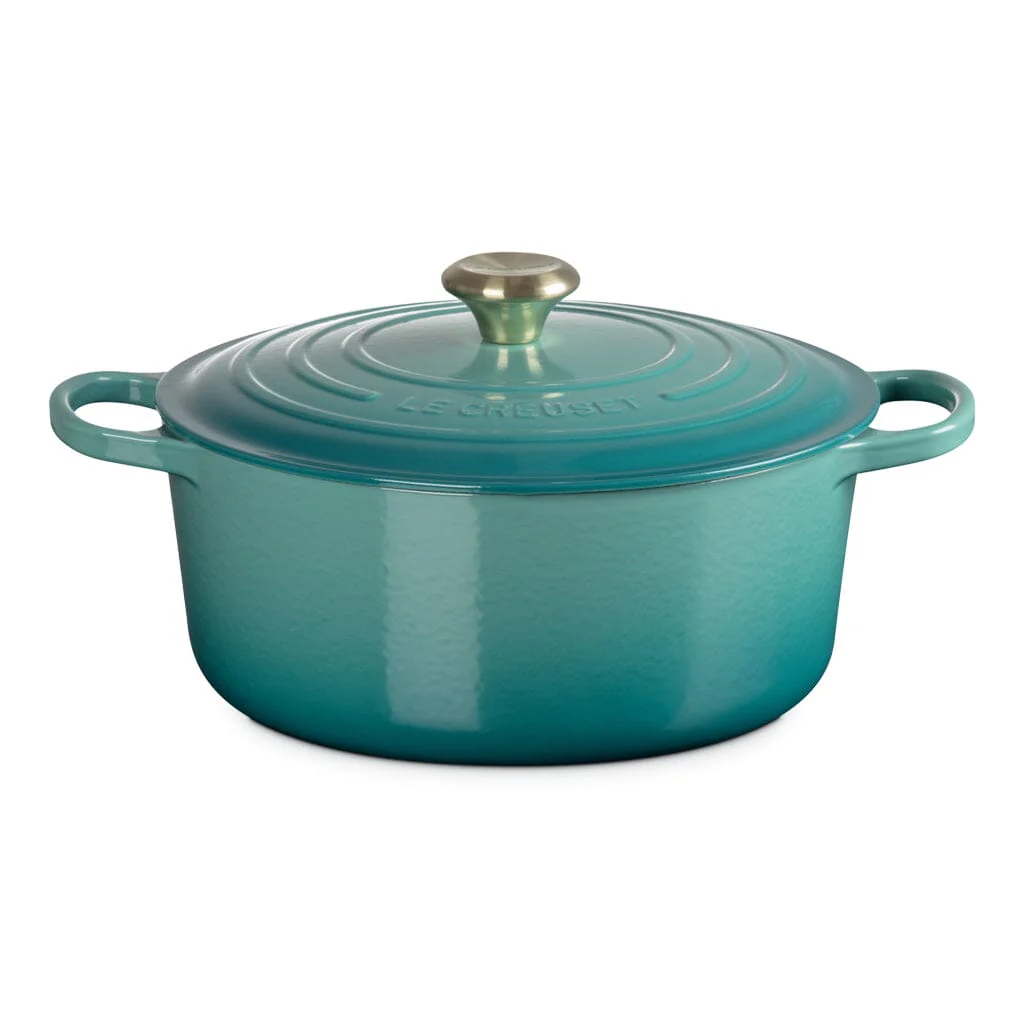 Le Creuset - Signature Braadpan - Bleu Riviera - 28 cm