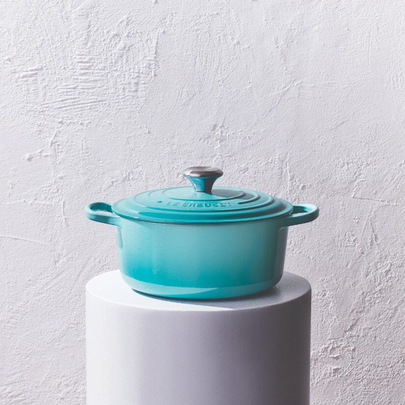 Le Creuset - Signature Braadpan Caribbean Blauw 24 cm - Afbeelding 8