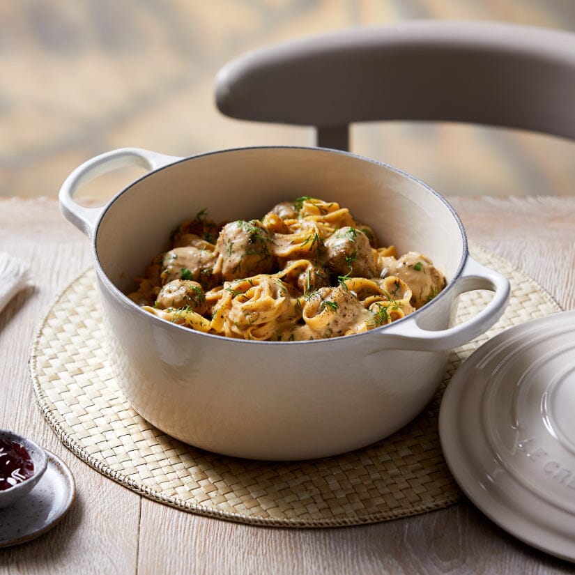 Le Creuset - Signature Braadpan Meringue 24 cm - Afbeelding 3