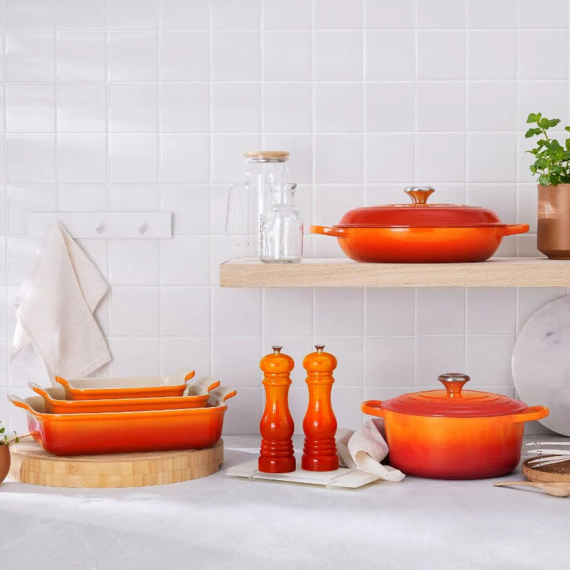 Le Creuset - Signature Braadpan Oranjerood 24 cm - Afbeelding 9