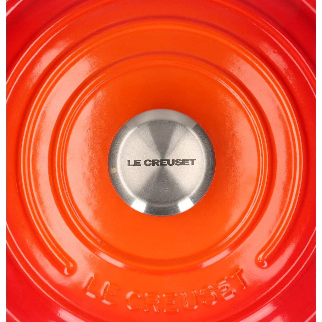 Le Creuset - Signature Braadpan Oranjerood 24 cm - Afbeelding 4