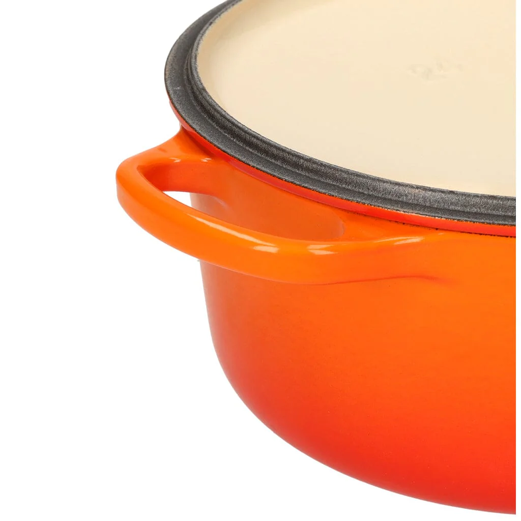 Le Creuset - Signature Braadpan Oranjerood 24 cm - Afbeelding 5