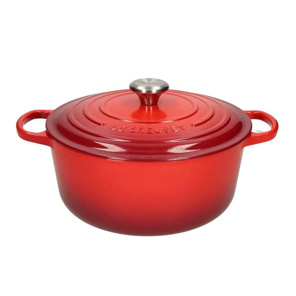 Le Creuset - Signature Braadpan Kersenrood 28 cm