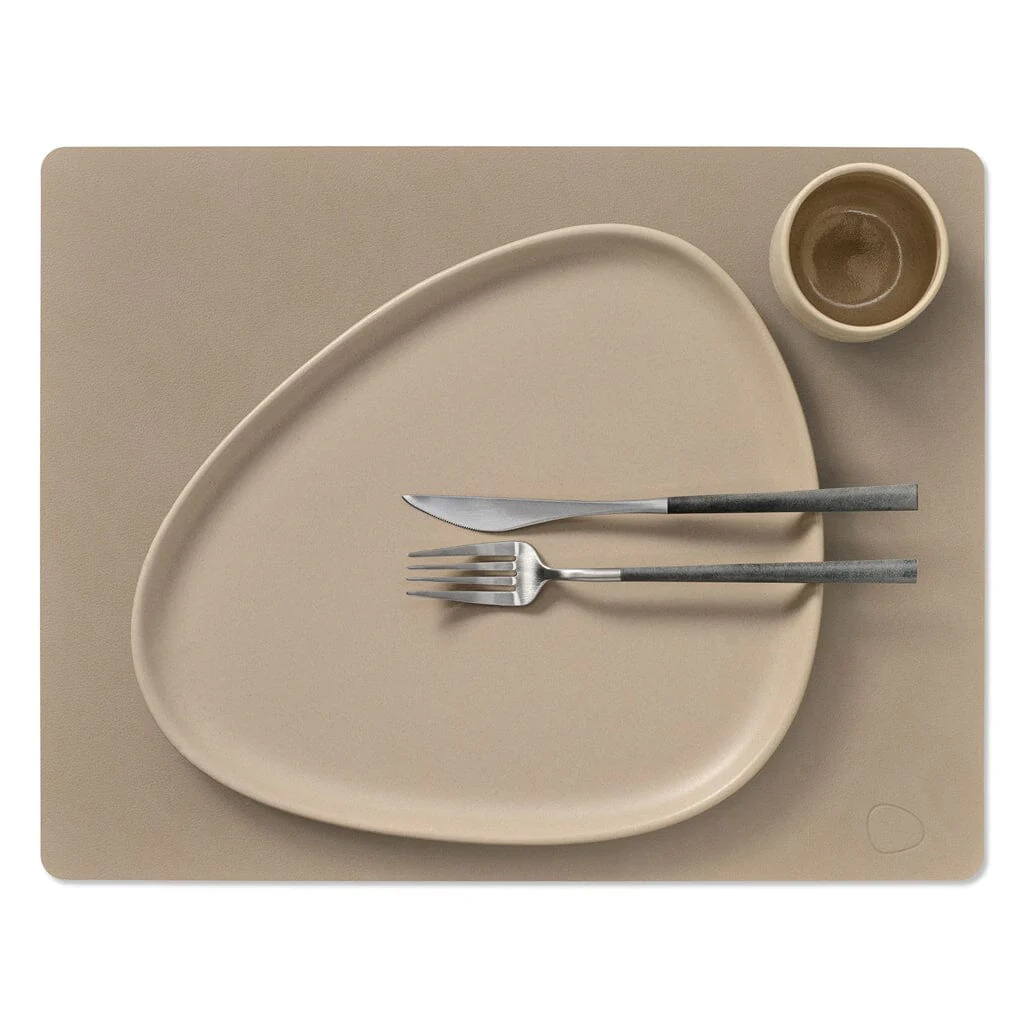 Lind DNA - Placemat Vierkant L Nupo Klei Bruin - Afbeelding 3