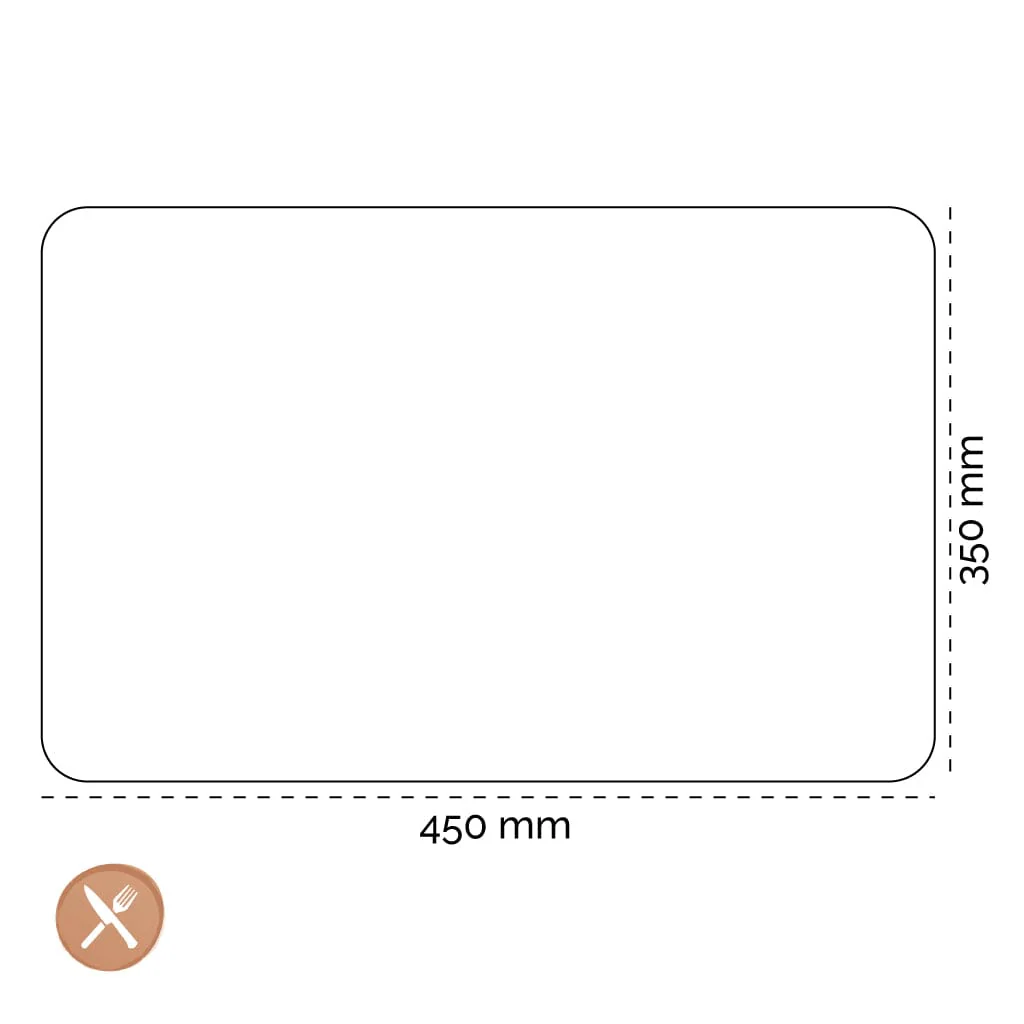 Lind DNA - Placemat Vierkant L Nupo Klei Bruin - Afbeelding 6