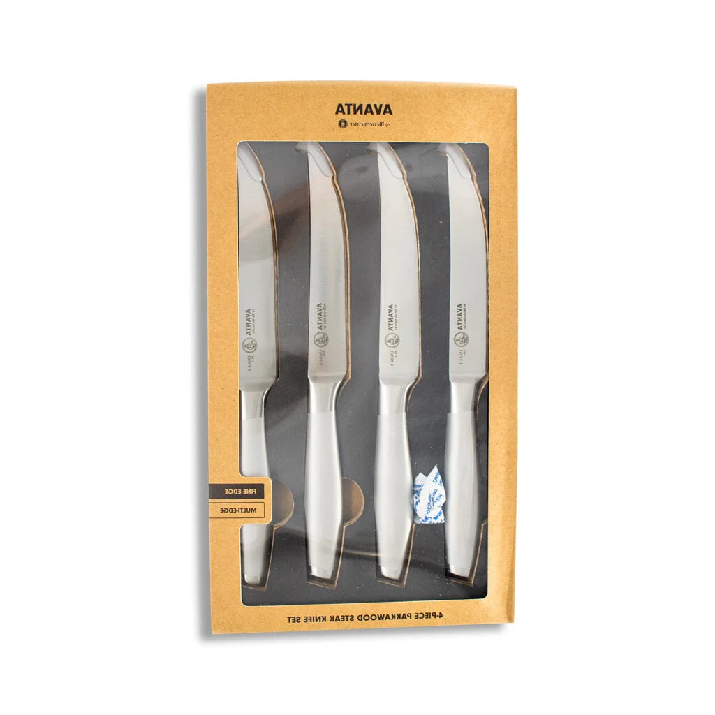 Messermeister - Avanta 4-delige zilvere steak messenset - Afbeelding 3