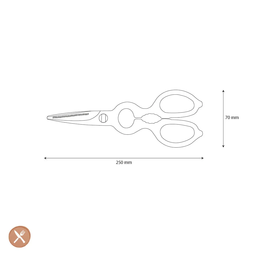 Shinrai Knives - Keukenschaar met deelbare bladen Precise - Afbeelding 9