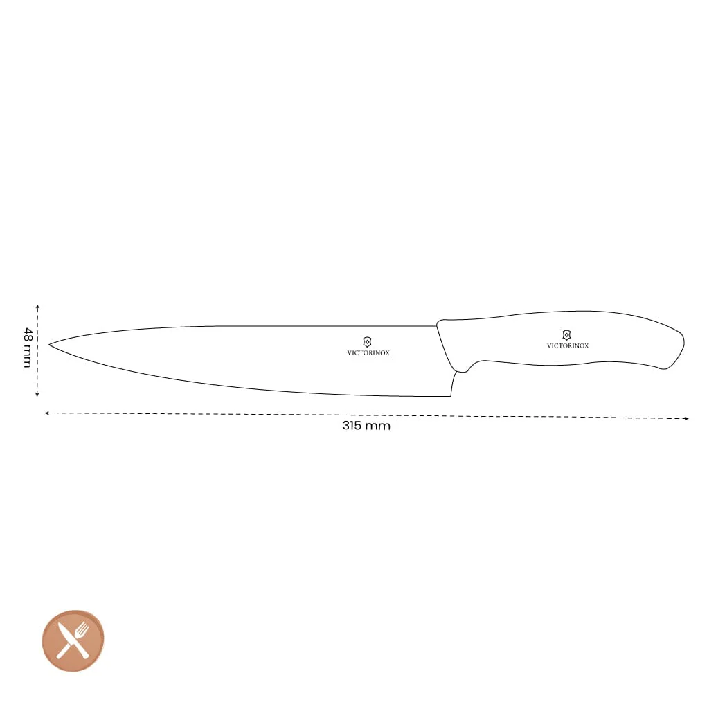 Victorinox - Koksmes Swiss Classic Zwart 19 cm - Afbeelding 7