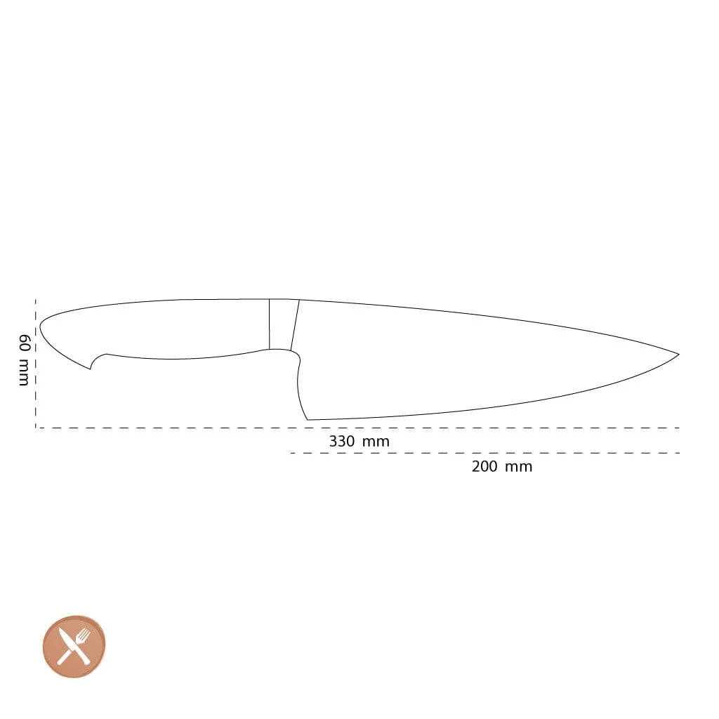 Zwilling - Bob Kramer Stainless Koksmess 200 mm - Afbeelding 5